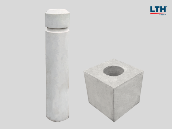LTH PRECAST CONCRETE CONCRETE BOLLARD TNB BOLLARD FOOTING