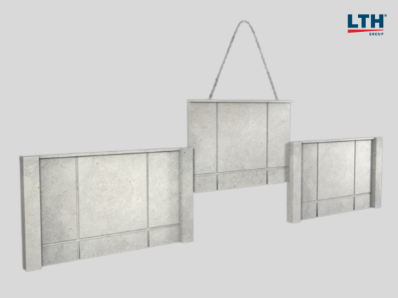 LTH PRECAST CONCRETE IBS FENCING FENCE PANEL