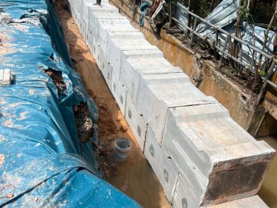 Constructing a wall using LTH Wall Block